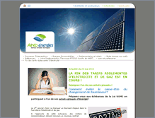 Tablet Screenshot of aireo-energies.fr